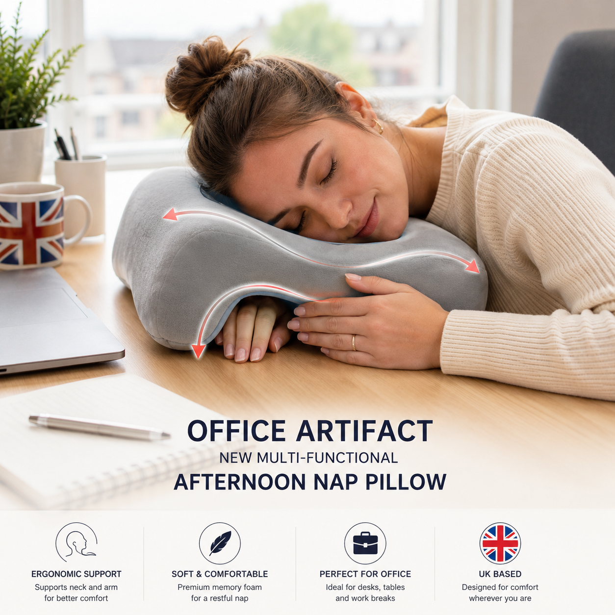 Office Artifact Nap Pillow
